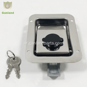 GL-12116 قفل مزلاج الباب المجداف غير القابل للصدأ 110*92